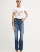 GUESS дънки flare дамски SEXY FLARE сини W6YA0L D1332