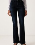 GUESS дънки flare дамски SEXY FLARE тъмносини W6BA0L D2574