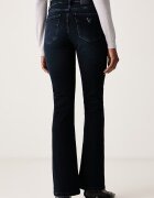 GUESS дънки flare дамски SEXY FLARE тъмносини W6BA0L D2574