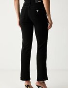 GUESS дънки прави дамски SEXY STRAIGHT черни W6YA15 D1589