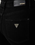 GUESS дънки прави дамски SEXY STRAIGHT черни W6YA15 D1589