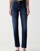 GUESS дънки прави дамски SEXY STRAIGHT тъмносини W6YA15 D1584
