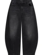 GUESS дънки relaxed fit за деца черни L6BA15 D2231