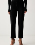 GUESS дънки tapered дамски NEW MOM черни W6YA3J D1544