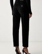 GUESS дънки tapered дамски NEW MOM черни W6YA3J D1544