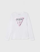 GUESS Детска блуза с дълги ръкави в бяло J84I36 K8HM0