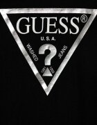 GUESS Детска блуза с дълги ръкави в черно