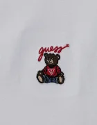 GUESS Детска памучна тениска в бяло с апликация L5RI33 I3Z14