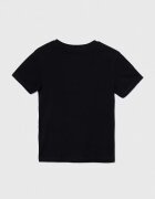 GUESS Детска памучна тениска в черно с апликация L4YI54 K8HM4