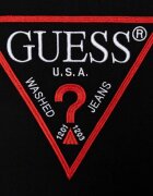 GUESS Детска памучна тениска в черно с апликация L4YI54 K8HM4