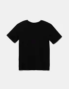 GUESS Детска памучна тениска в черно с изчистен дизайн L5YI38 K5M20