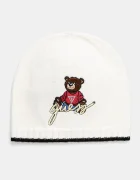 GUESS Детска шапка в бежово с фина плетка H4BZ09 Z2QP0