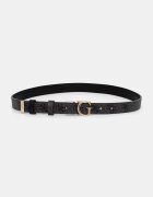 GUESS двустранен колан дамски LEONA сив BW9349 P6225