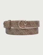 GUESS двустранен колан дамски LINDSEY бежов BW9456 P6325