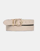GUESS двустранен колан дамски от имитация на кожа ELLA черен BW7861 P3430