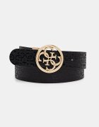 GUESS двустранен колан дамски от имитация на кожа STACEY черен BW9319 P6135