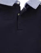GUESS ежедневен комплект за деца с памук тъмносин N6BG01 K6105