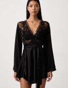 GUESS халат дамски DEVA черен O6BK03 W3504