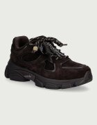 GUESS IRRINA маратонки дамски от велур кафяви FLFIRR SUE12