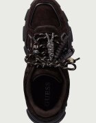GUESS IRRINA маратонки дамски от велур кафяви FLFIRR SUE12