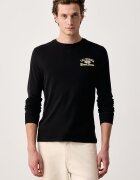 GUESS JEANS блуза с дълги ръкави мъжка от памук черна M6BI03 K5300