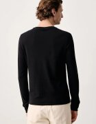 GUESS JEANS блуза с дълги ръкави мъжка от памук черна M6BI03 K5300
