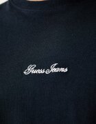 GUESS JEANS блуза с дълги ръкави мъжка от памук тъмносиня M6YI30 K4181
