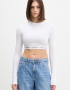 GUESS JEANS Блуза с дълги ръкави в черно W5BZ09 KBBU1