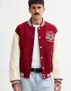 GUESS JEANS Бомбър яке с вълна