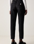 GUESS JEANS дънки mom fit дамски черни W6YA0D D1148