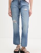 GUESS JEANS дънки прави дамски сини W6GA98 D6535