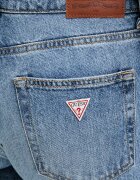 GUESS JEANS дънки прави дамски сини W6GA98 D6535
