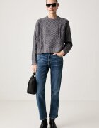 GUESS JEANS дънки straight дамски сини W6BA98 D1836