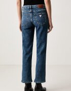 GUESS JEANS дънки straight дамски сини W6BA98 D1836