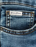 GUESS JEANS дънки straight дамски сини W6BA98 D1836