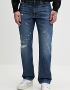 GUESS JEANS дънки straight мъжки тъмносини M5YA1B D6367