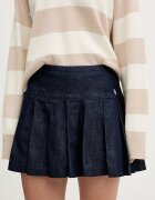GUESS JEANS Дънкова пола в тъмносиньо къса разкроена W6RD38 D6551