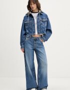 GUESS JEANS Дънково яке в синьо преходен модел W6RN11 D5R2C