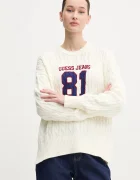 GUESS JEANS Памучен пуловер