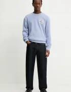 GUESS JEANS Памучен суичър мъжки в синьо с принт M6RQ21 KCPR1