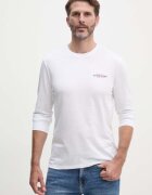 GUESS JEANS Памучна блуза с дълги ръкави