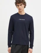 GUESS JEANS Памучна блуза с дълги ръкави