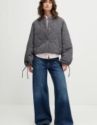 GUESS JEANS Памучна риза дамска в розово със стандартна кройка с класическа яка W6RH66 WH7Q1