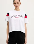 GUESS JEANS Памучна тениска