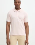 GUESS JEANS Памучна тениска с яка