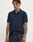 GUESS JEANS Памучна тениска с яка