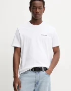GUESS JEANS Памучна тениска в бяло с принт M5BI78 K8FQ4