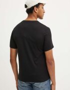 GUESS JEANS Памучна тениска в черно с принт M4YI55 K8HM0