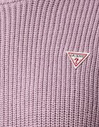 GUESS JEANS пуловер дамски от памук виолетов W4BR08 Z3HM1