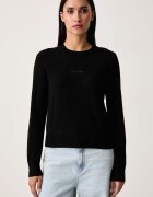 GUESS JEANS пуловер дамски с добавена вълна черен W6BR01 Z1244